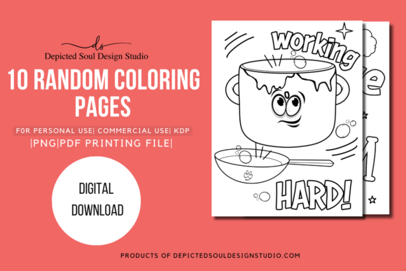 10 Random Coloring Pages KPD: A Fresh Resource for Educators and Publishers