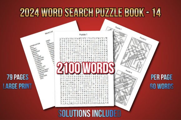 2024 Word Search Puzzle Book 14: A Practical Tool for Focus, Learning, and Daily Routine