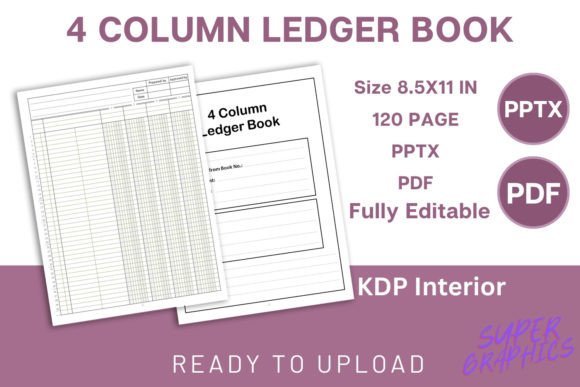 4 Column Accounting Ledger Book KDP: A Practical Tool for Organized Financial Tracking