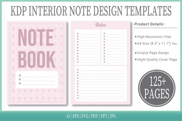 Amour Notepad Templates: Versatile KDP Interiors for Creators