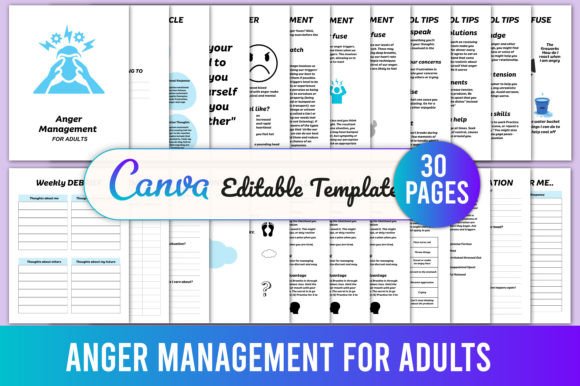 Anger Management for Adults Planner: Practical Tools for Emotional Control