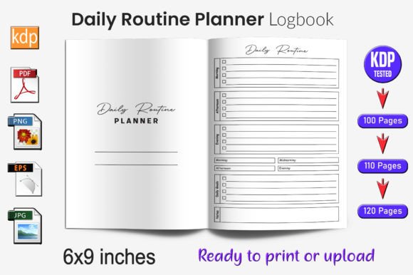 Daily Routine Planner Log Book: Your Structure for Success