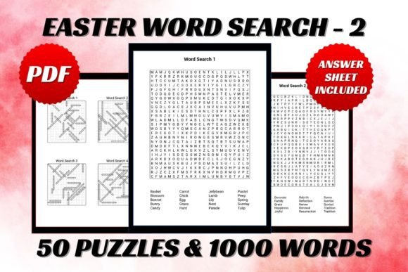 Easter Word Search Puzzle for Adults 2