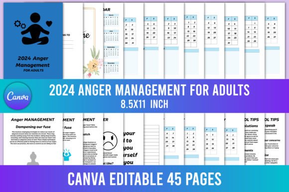 Mastering Emotional Balance: A Deep Dive into the 2024 Anger Management for Adults Planner