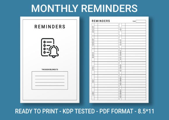 Monthly Reminders KDP Interior