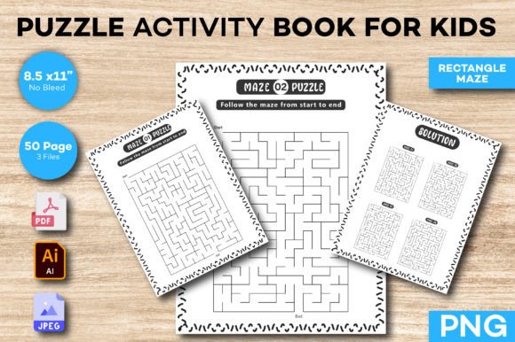 Puzzle Activity Book for Kids: A Creative Resource