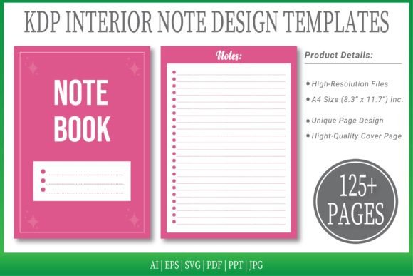 Raspberry Pink Notepad Templates for Practical Publishing