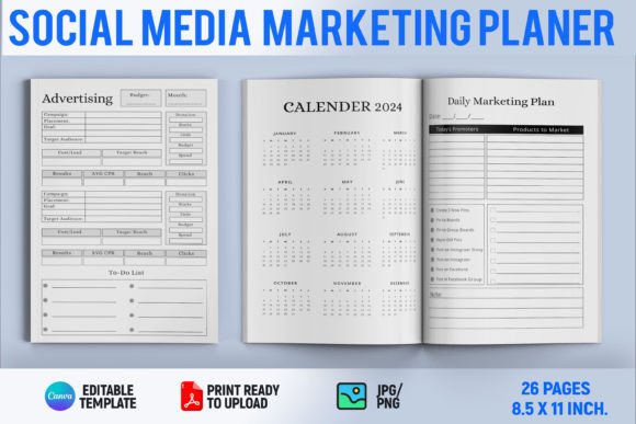 Social Media Marketing Journal Bundle