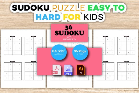 Sudoku Puzzle Easy to Hard for Kids: A Practical Resource for Publishers and Educators