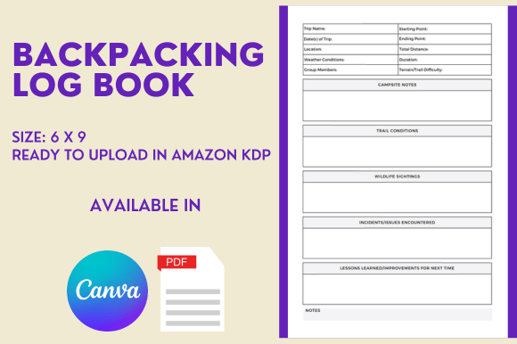The Backpacking Log Book: More Than an Interior, It's Your Journey Journal