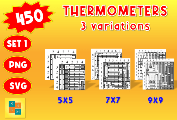 Thermometer Logic Puzzles for Designers