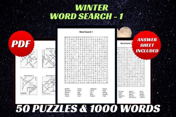 Winter Word Search for Adults: Unwinding with the Frosty Quest Puzzle Book